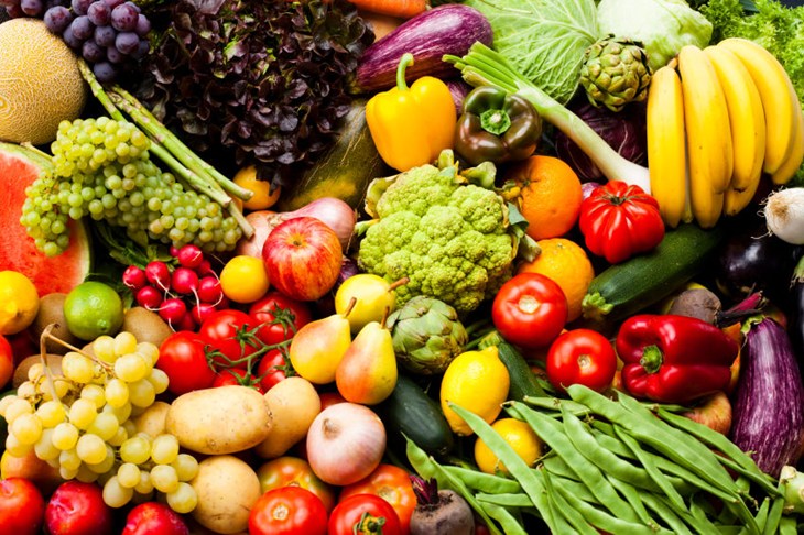 fruits and vegetables